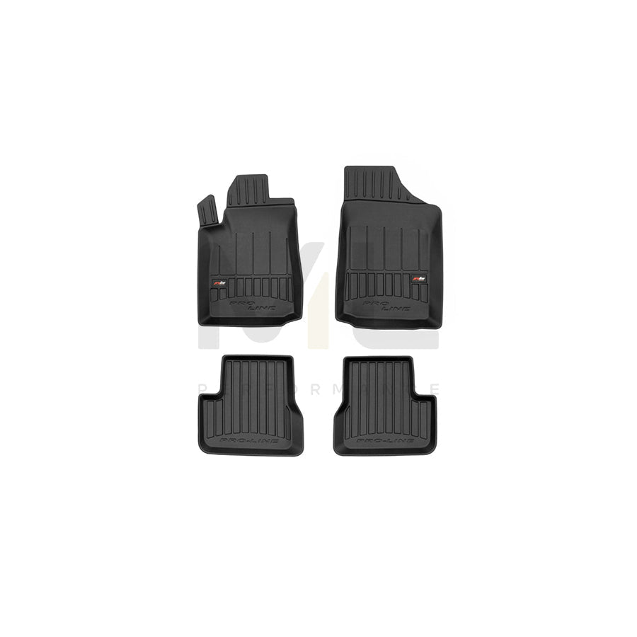 FROGUM Tailored, ProLine 3D427419 Floor mat set for CITROEN C3 I Hatchback (FC, FN) Elastomer, Front and Rear, Quantity: 4, Black, (LHD)