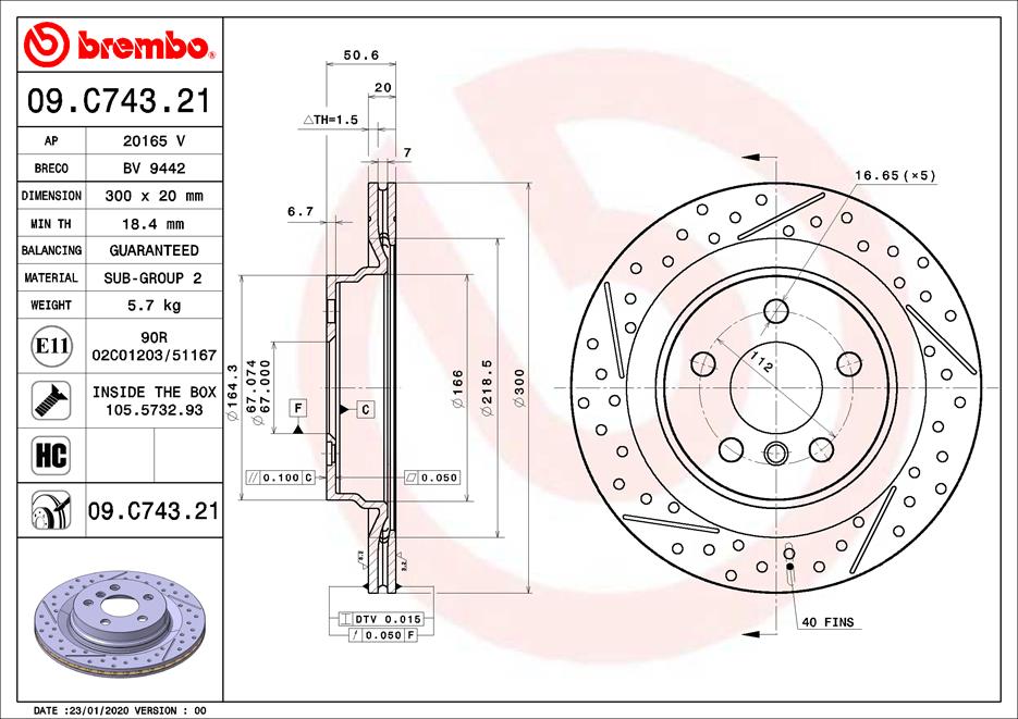 TOURMAX ACK-456 Disc Brake Caliper Repair Kit