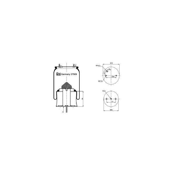 FEBI FE37909 Air Suspension Bellow