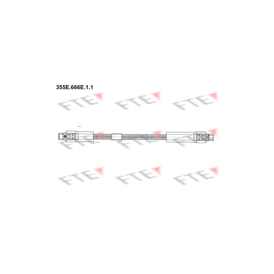 FTE 355E.666E.1.1 Brake Hose for Audi A8 D3 (4E2, 4E8)