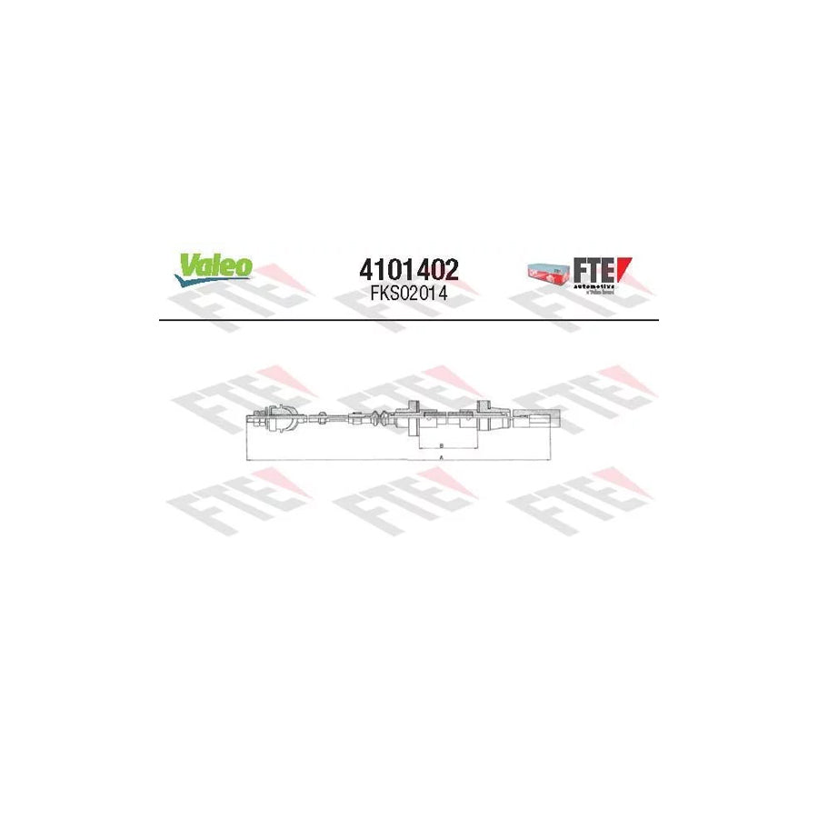 FTE 4101402 Clutch Cable for VW Polo