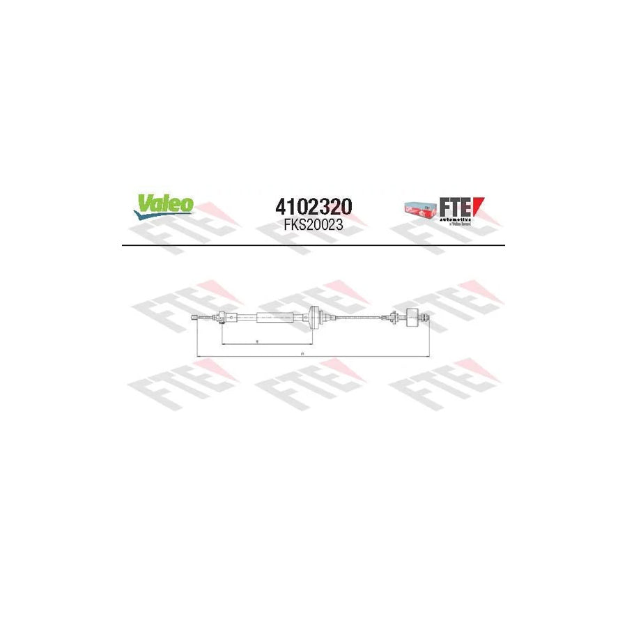 FTE 4102320 Clutch Cable