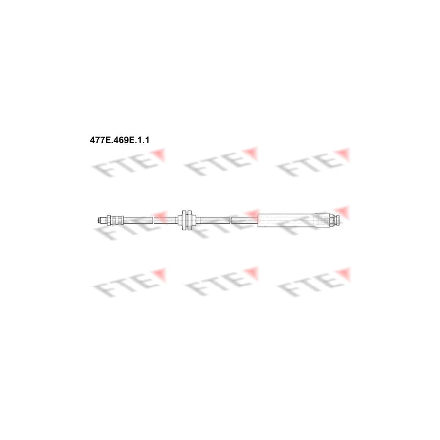 FTE 477E.469E.1.1 Brake Hose for Fiat Panda