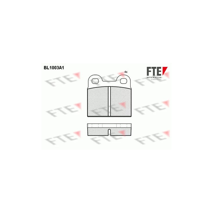 FTE 9010000 Brake Pad Set