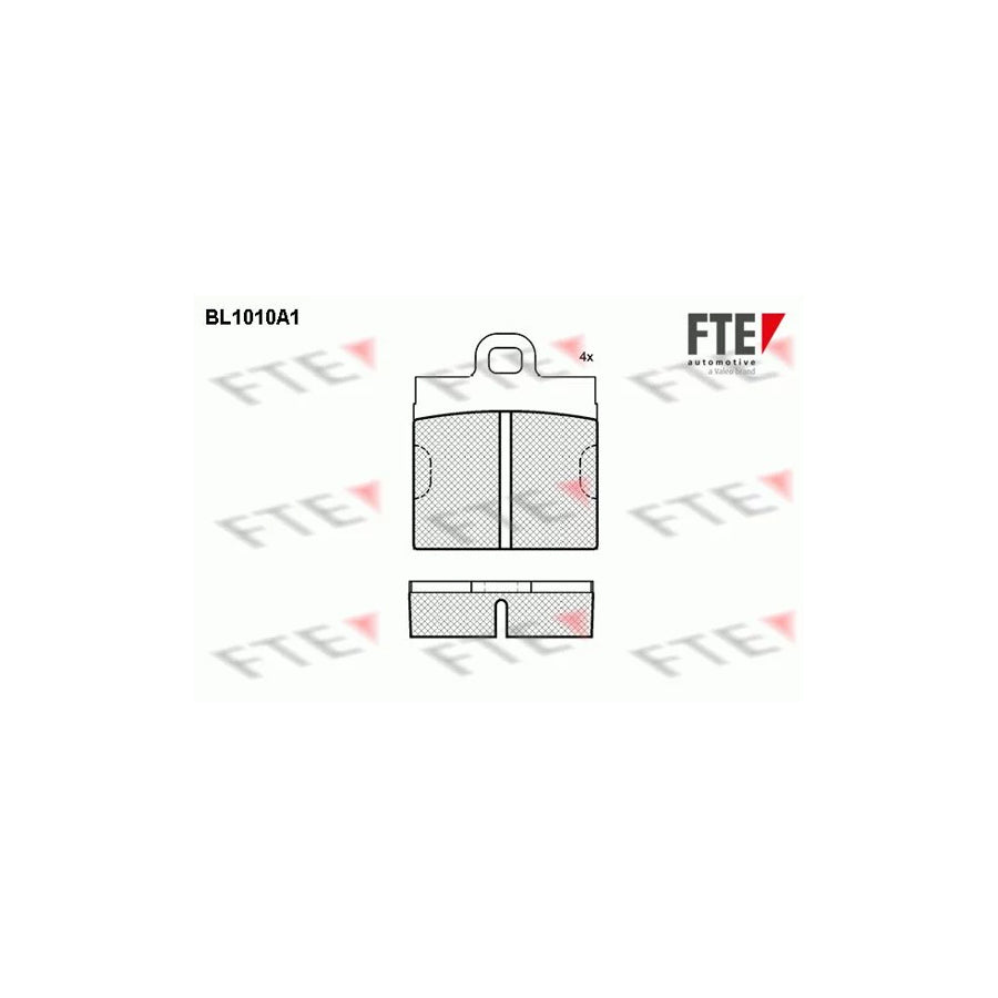 FTE 9010004 Brake Pad Set for VW Kaefer