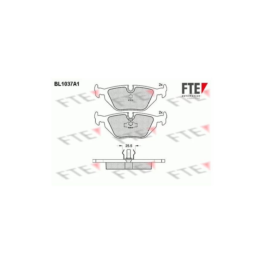 FTE 9010017 Brake Pad Set