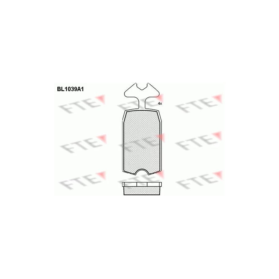 FTE 9010018 Brake Pad Set