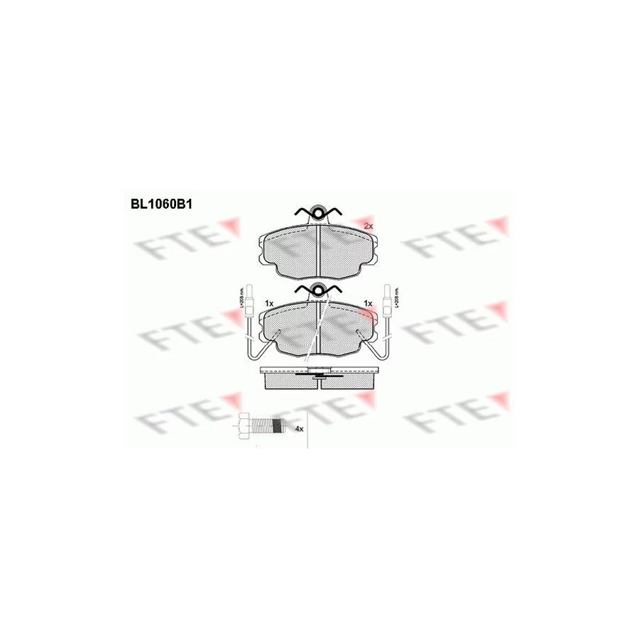FTE 9010021 Brake Pad Set