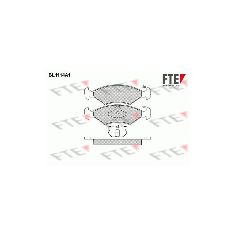 FTE 9010030 Brake Pad Set