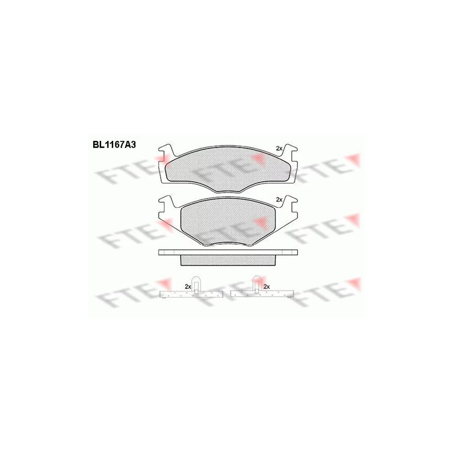 FTE 9010045 Brake Pad Set