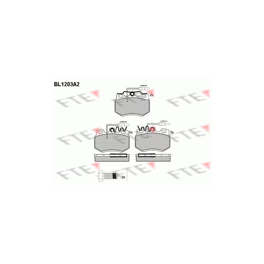 FTE 9010059 Brake Pad Set
