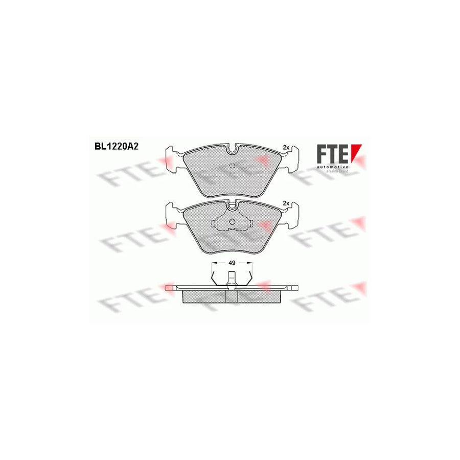 FTE 9010066 Brake Pad Set