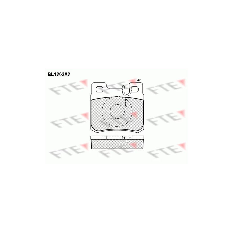 FTE 9010082 Brake Pad Set