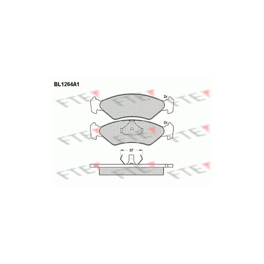 FTE 9010083 Brake Pad Set