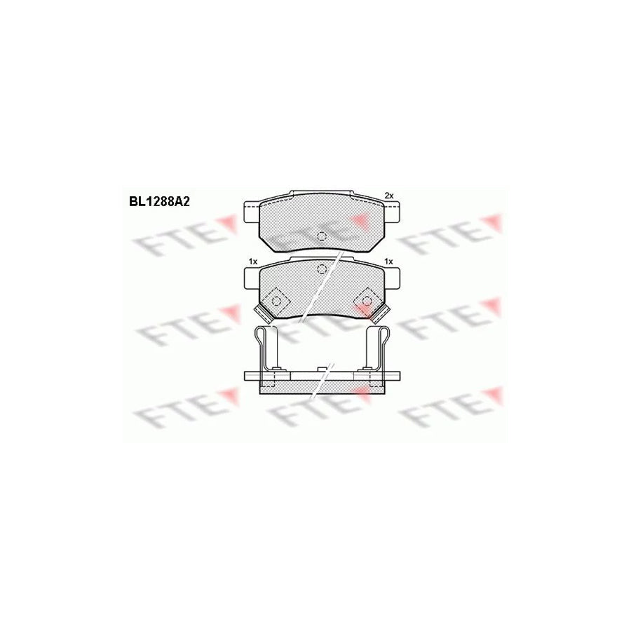FTE 9010093 Brake Pad Set