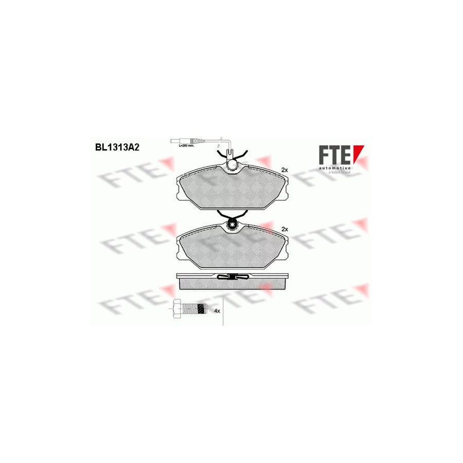 FTE 9010101 Brake Pad Set