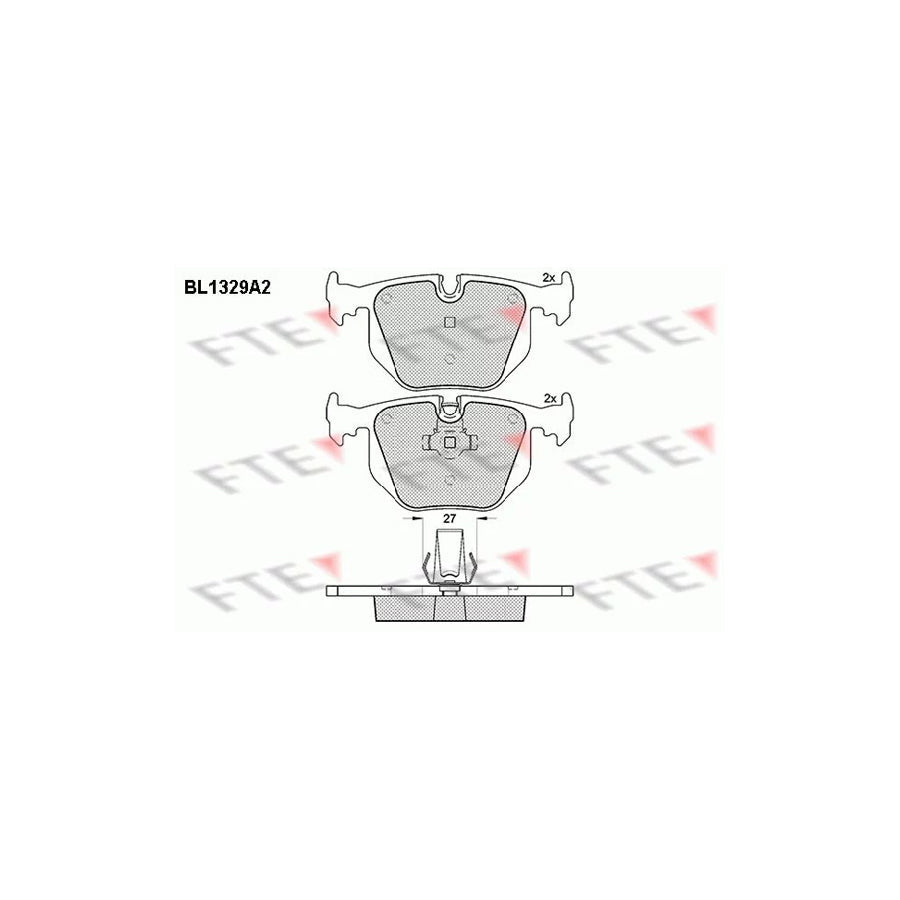 FTE 9010122 Brake Pad Set