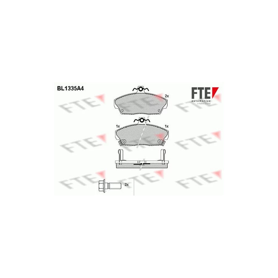 FTE 9010124 Brake Pad Set