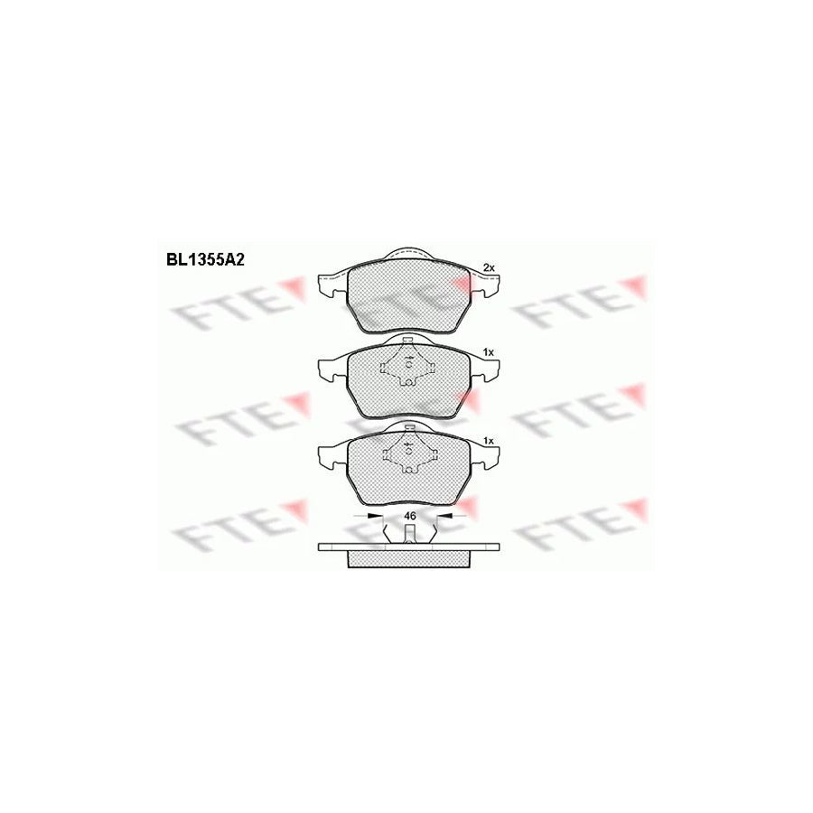 FTE 9010136 Brake Pad Set