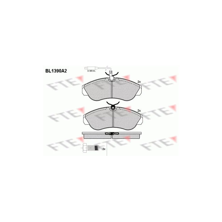 FTE 9010162 Brake Pad Set