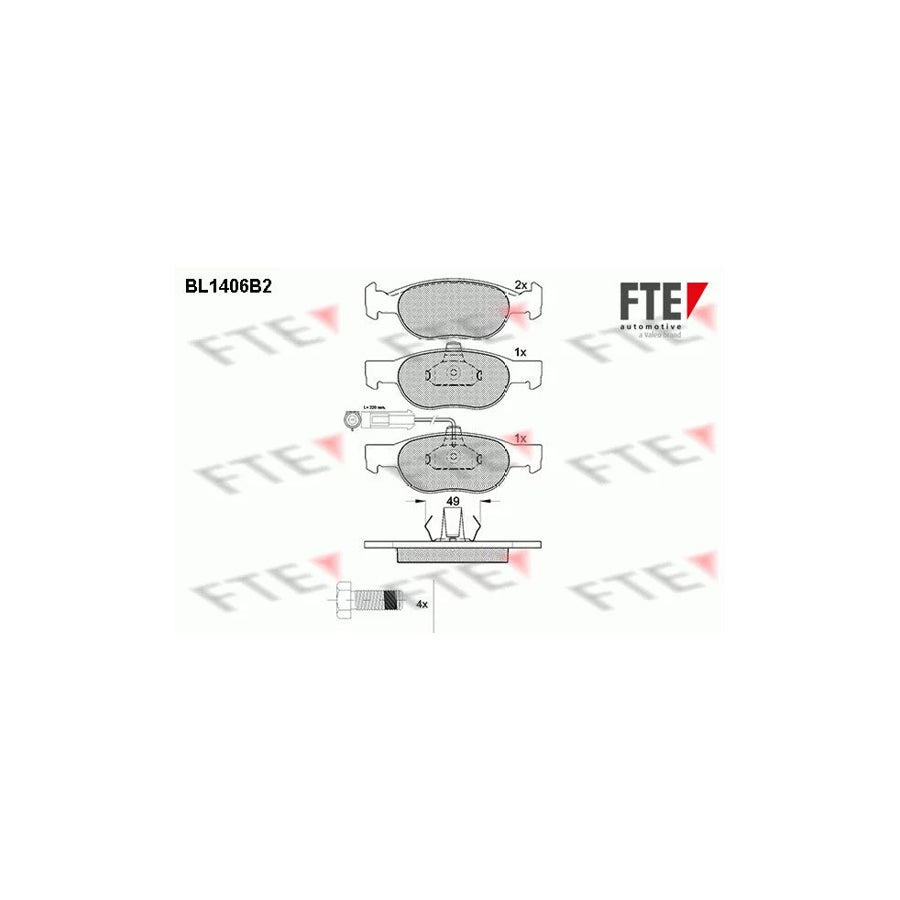 FTE 9010181 Brake Pad Set