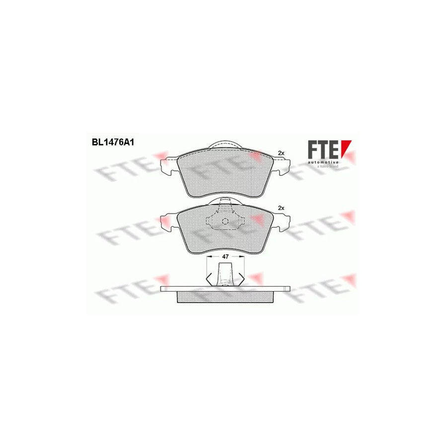 FTE 9010205 Brake Pad Set for VW Transporter