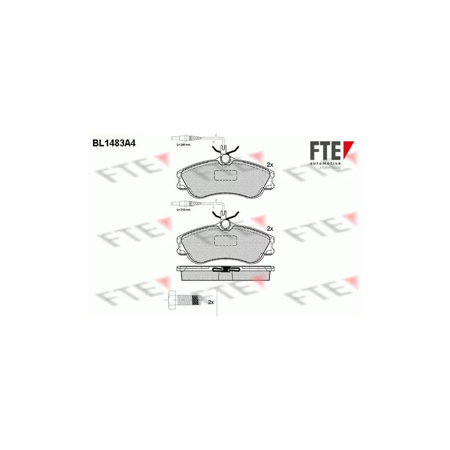 FTE 9010214 Brake Pad Set