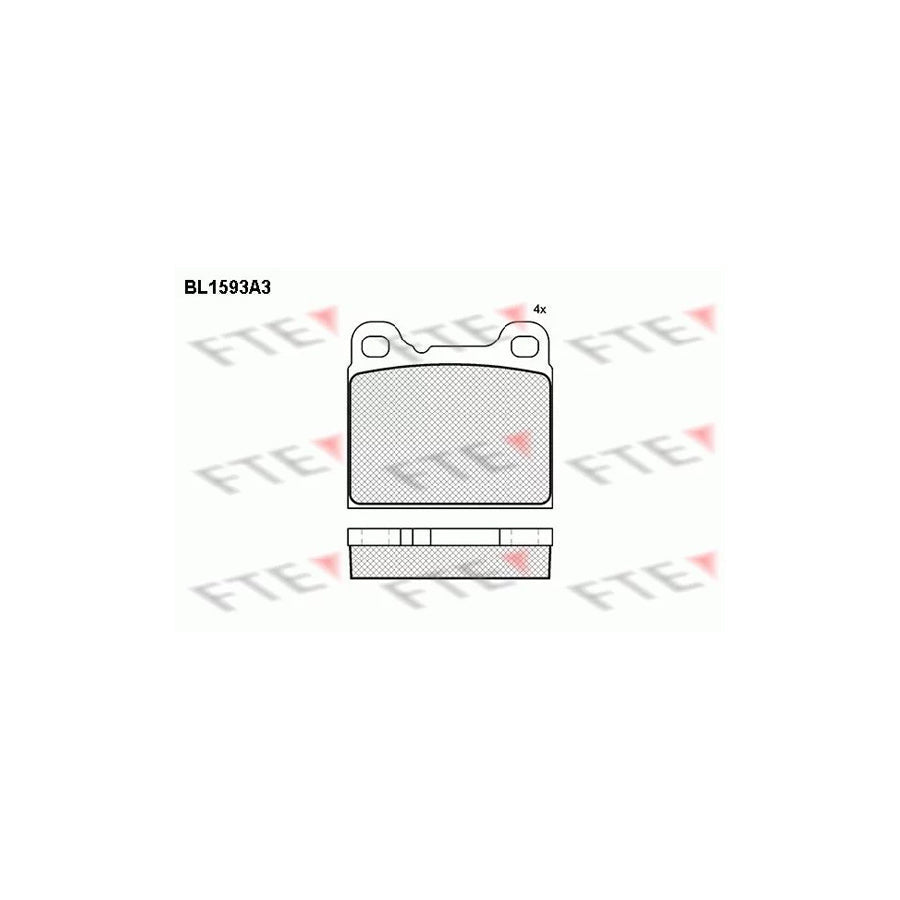 FTE 9010242 Brake Pad Set