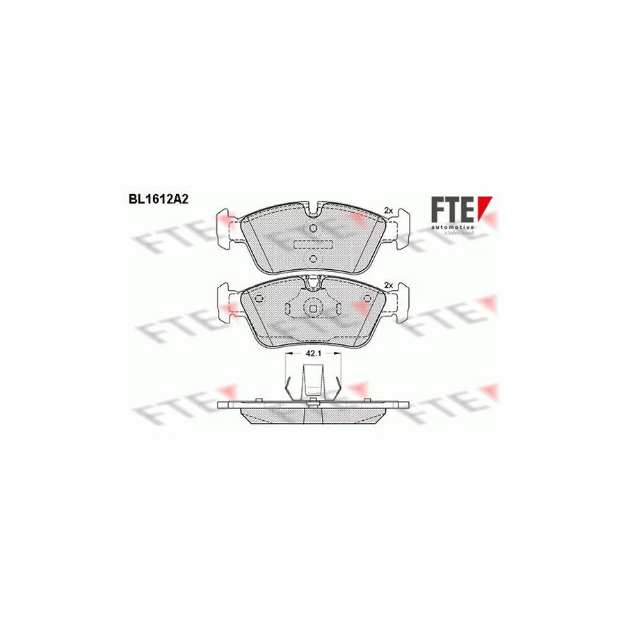 FTE 9010247 Brake Pad Set