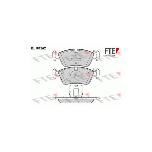 FTE 9010247 Brake Pad Set