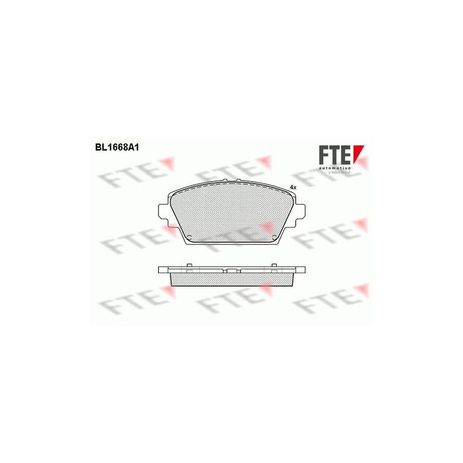 FTE 9010280 Brake Pad Set