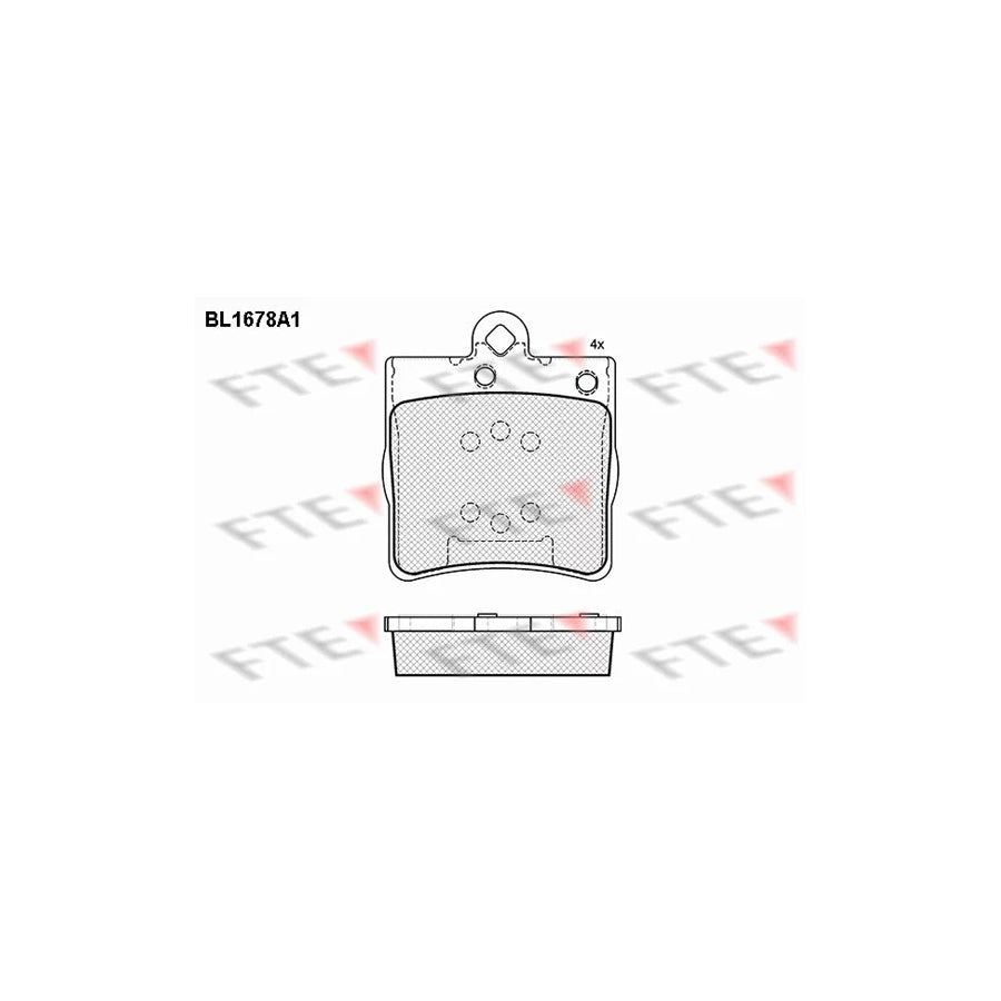 FTE 9010287 Brake Pad Set