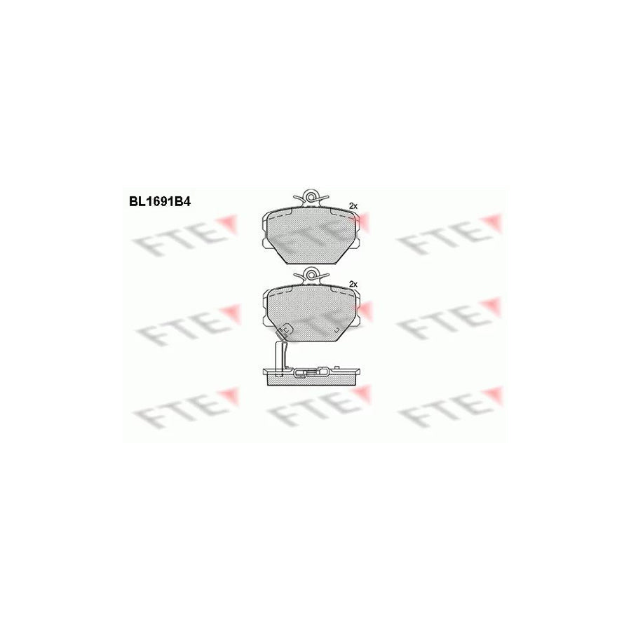 FTE 9010303 Brake Pad Set