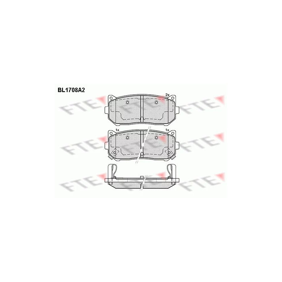 FTE 9010311 Brake Pad Set