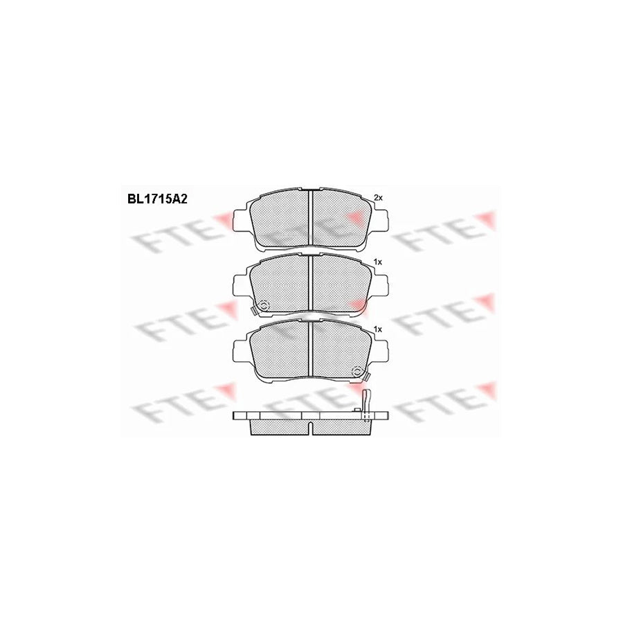 FTE 9010315 Brake Pad Set