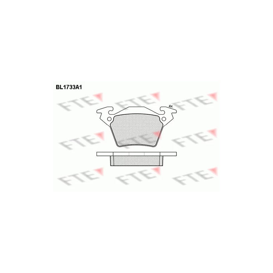 FTE 9010321 Brake Pad Set
