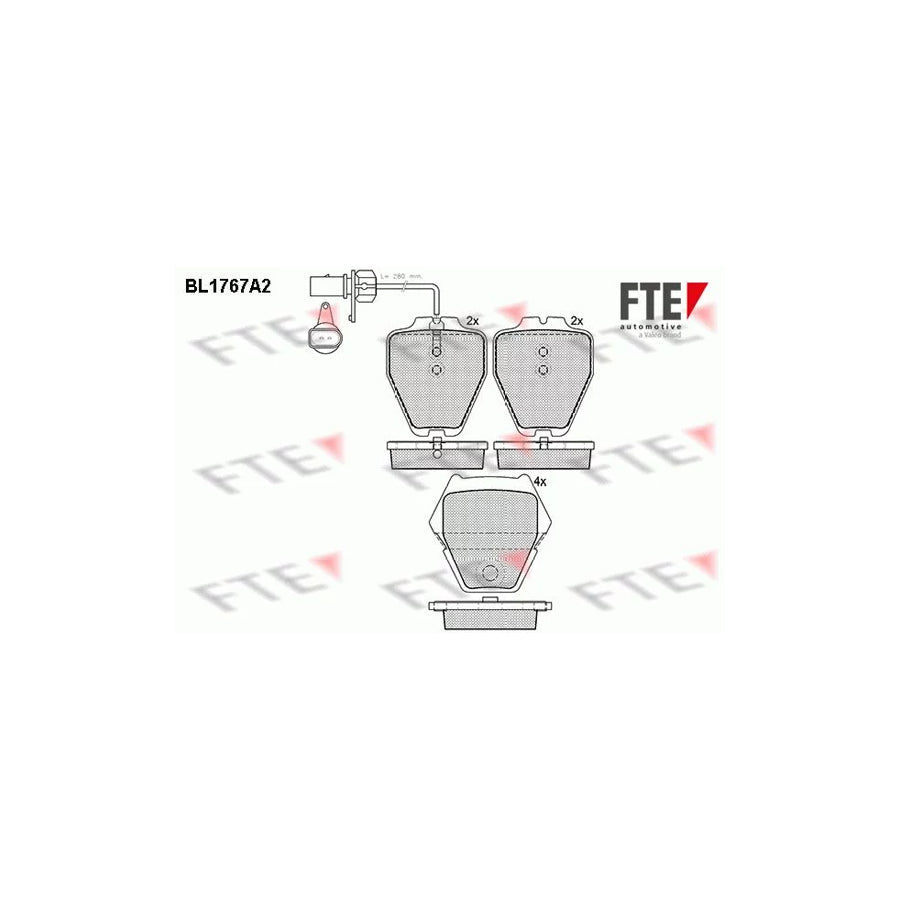 FTE 9010337 Brake Pad Set