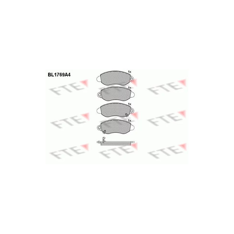 FTE 9010338 Brake Pad Set for Ford Transit