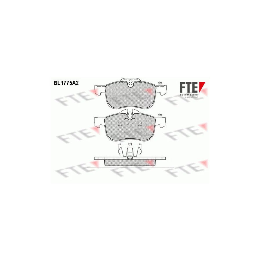 FTE 9010345 Brake Pad Set