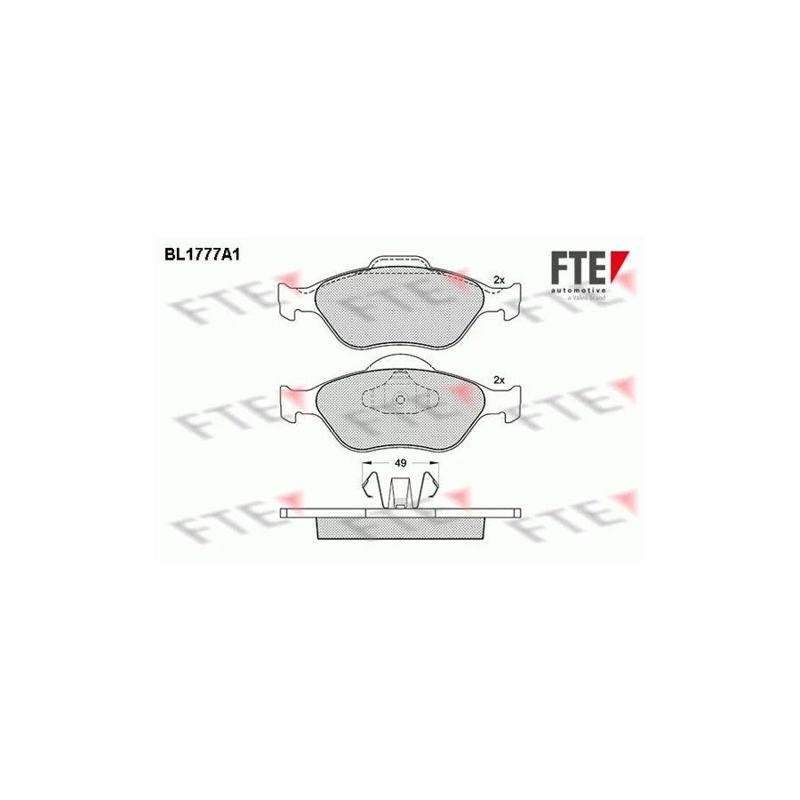 FTE 9010348 Brake Pad Set