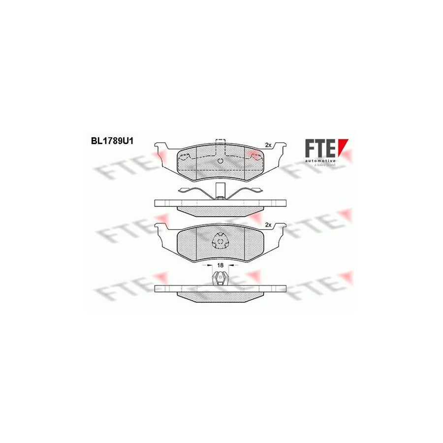 FTE 9010360 Brake Pad Set
