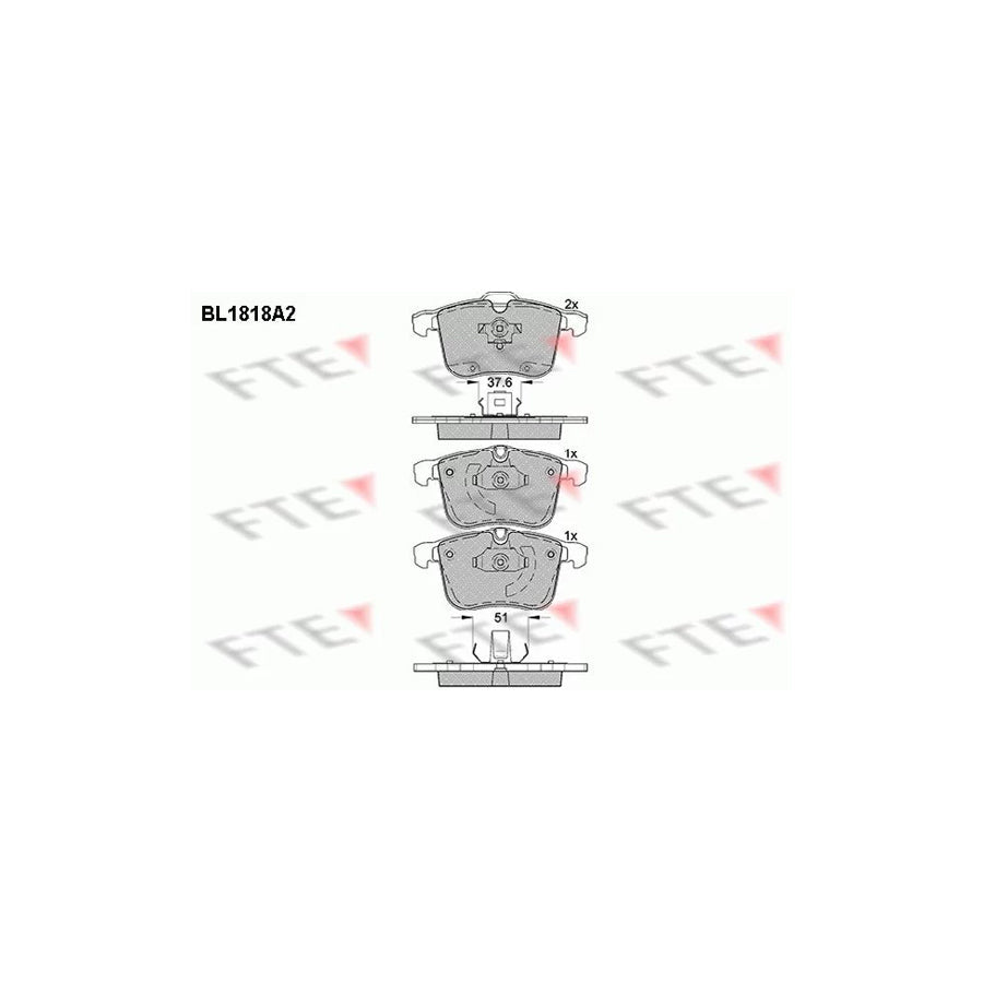 FTE 9010396 Brake Pad Set