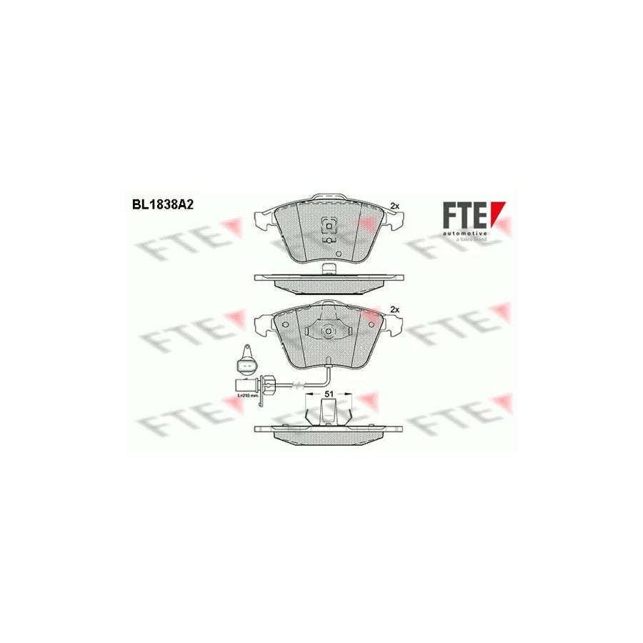 FTE 9010414 Brake Pad Set