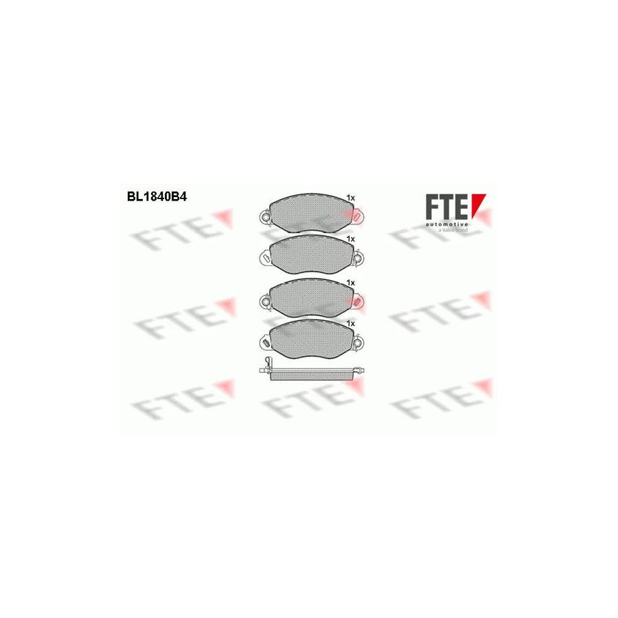 FTE 9010417 Brake Pad Set for Ford Transit