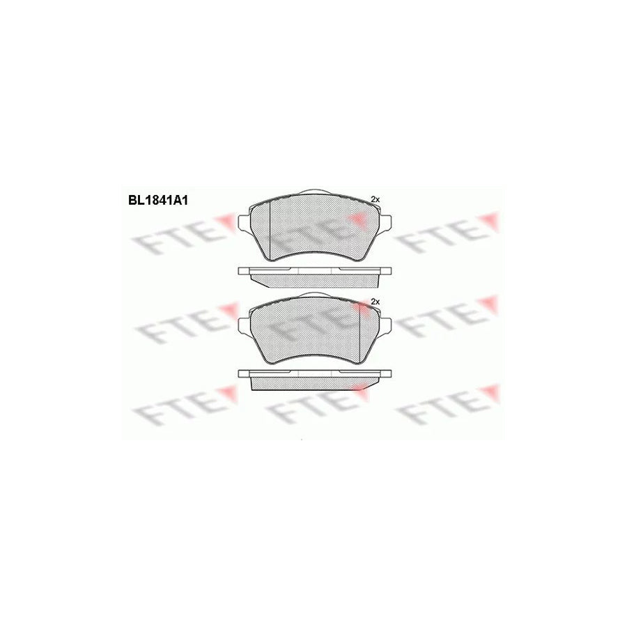 FTE 9010418 Brake Pad Set for Land Rover Freelander