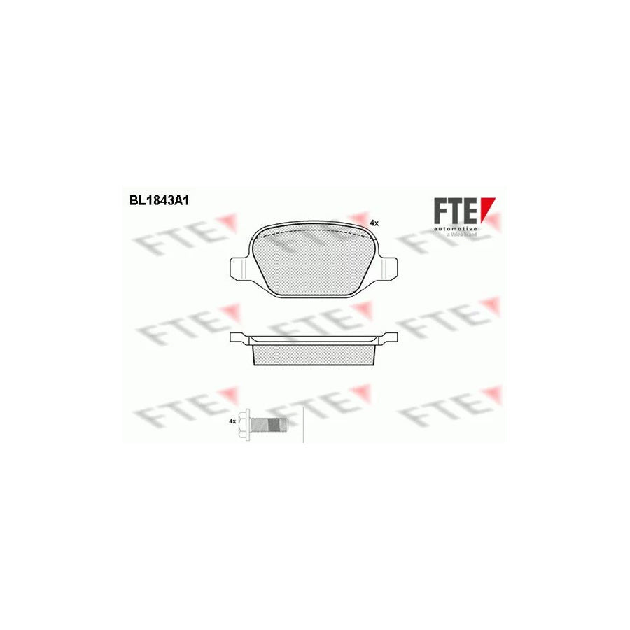 FTE 9010421 Brake Pad Set
