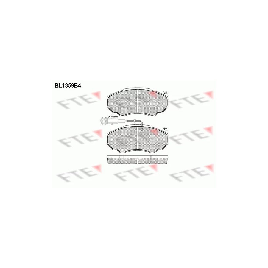 FTE 9010438 Brake Pad Set