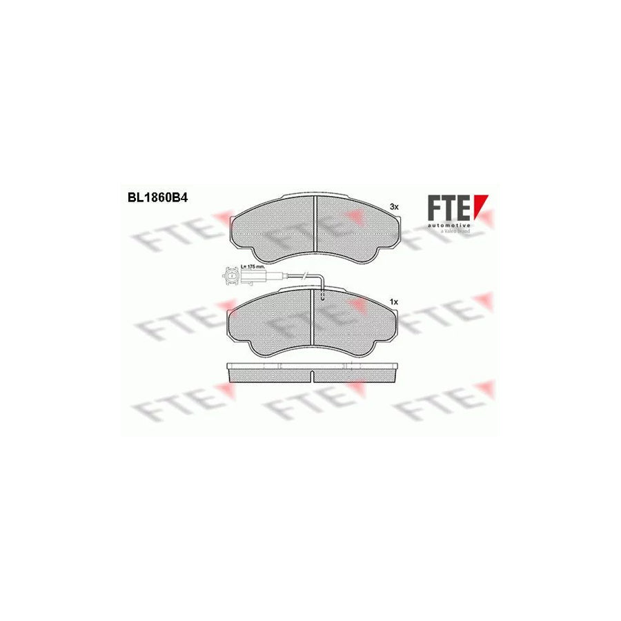 FTE 9010440 Brake Pad Set