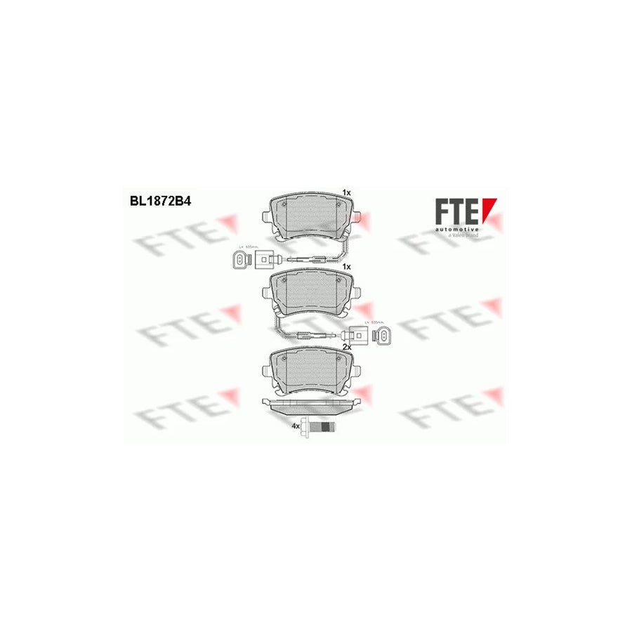 FTE 9010454 Brake Pad Set