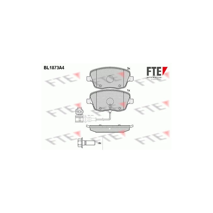 FTE 9010455 Brake Pad Set